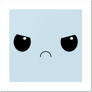 angry face Posters and Art